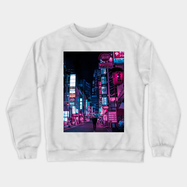 Stranger In The Night Crewneck Sweatshirt by HimanshiShah